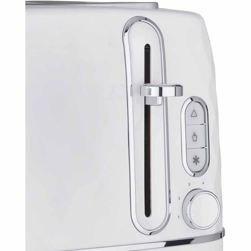 Diamond 4 Slices Toaster with Defrost