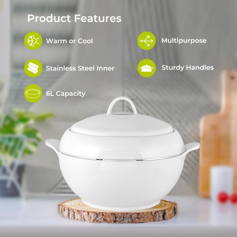 5L Insulated Casserole Thermal Serving Dish
