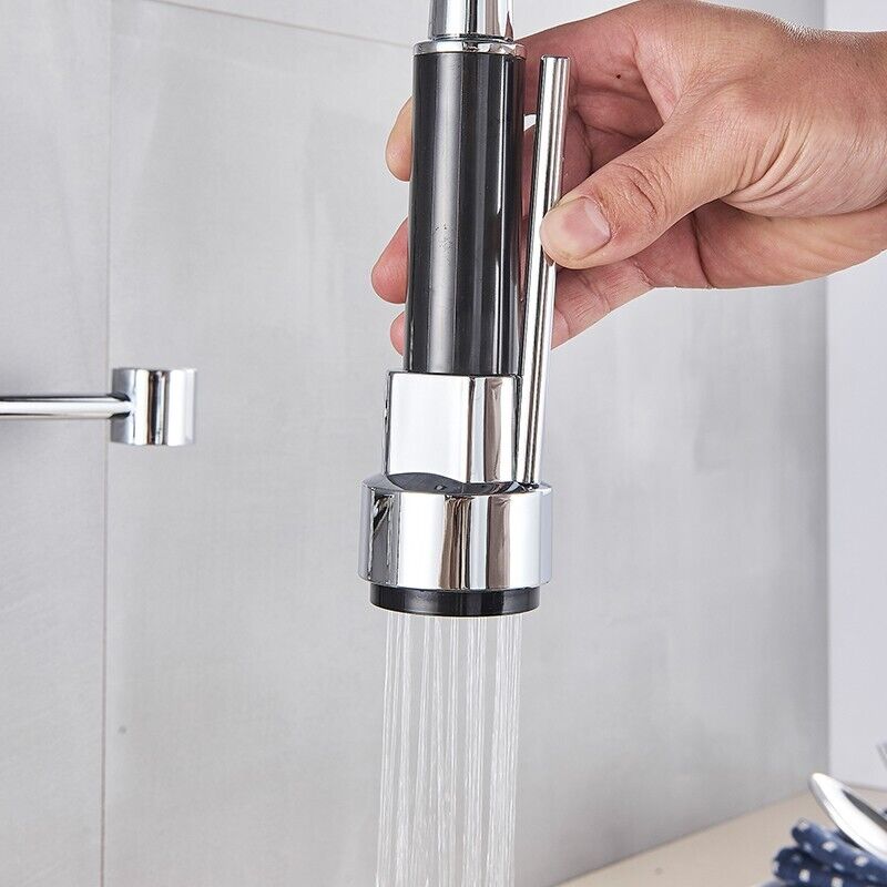 Modern Kitchen Pull Out Mixer Taps Dual Spout - Cints and Home