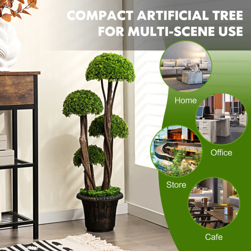 90CM Artificial Cypress Tree Indoor & Outdoor