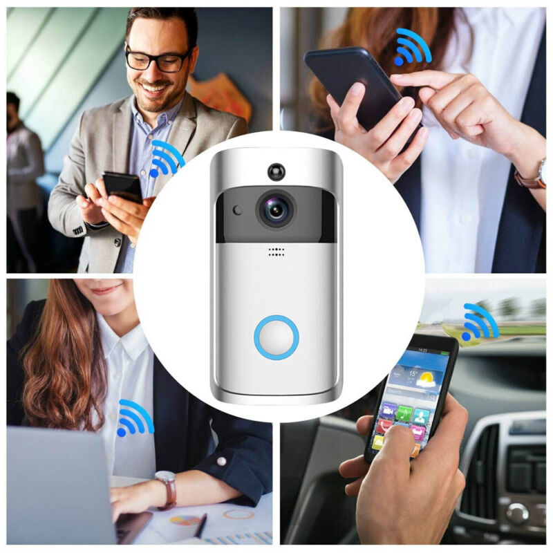 Smart WiFi Doorbell Video Camera Wireless WiFi Security - Cints and Home