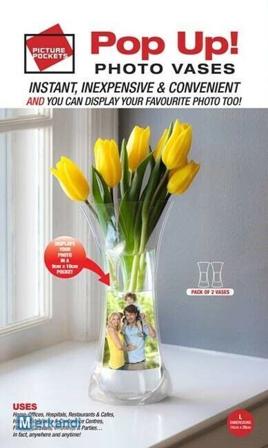 Personalise Photo Picture Pocket vase