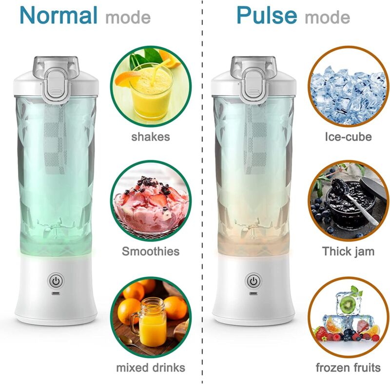 Electric Mini Juice Maker Portable Blender Smoothie