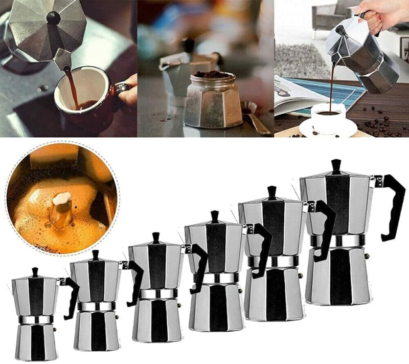 Tradition Italian MOKA Coffee Pot Maker Filter