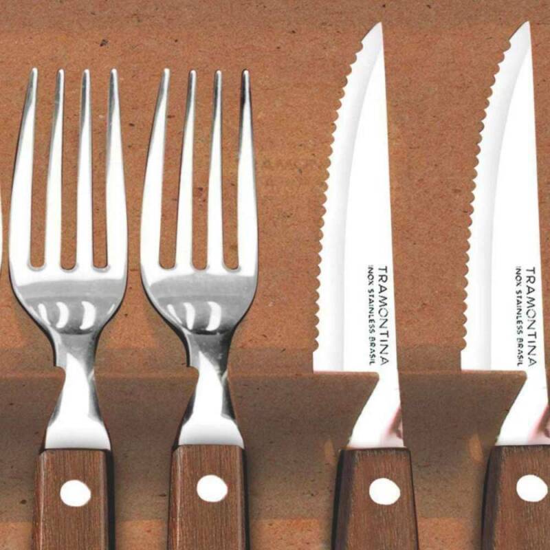 Tramontina Churrasco Steak Knife & Fork