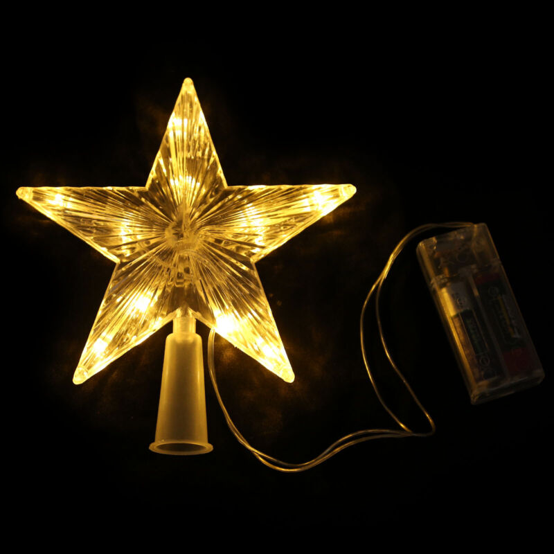 Christmas Tree LED Star Topper