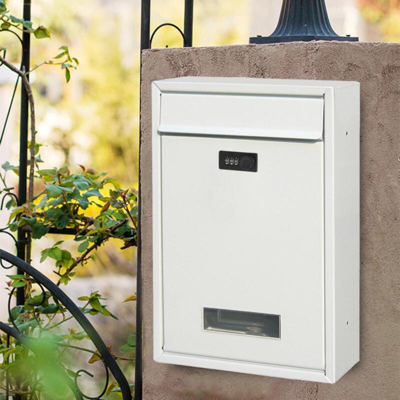 Mailbox Lockable Storage with Combination Lock