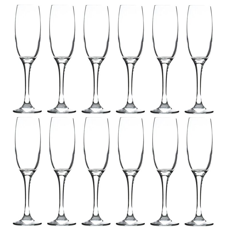 12x LAV Venue Glass Champagne Flutes Prosecco
