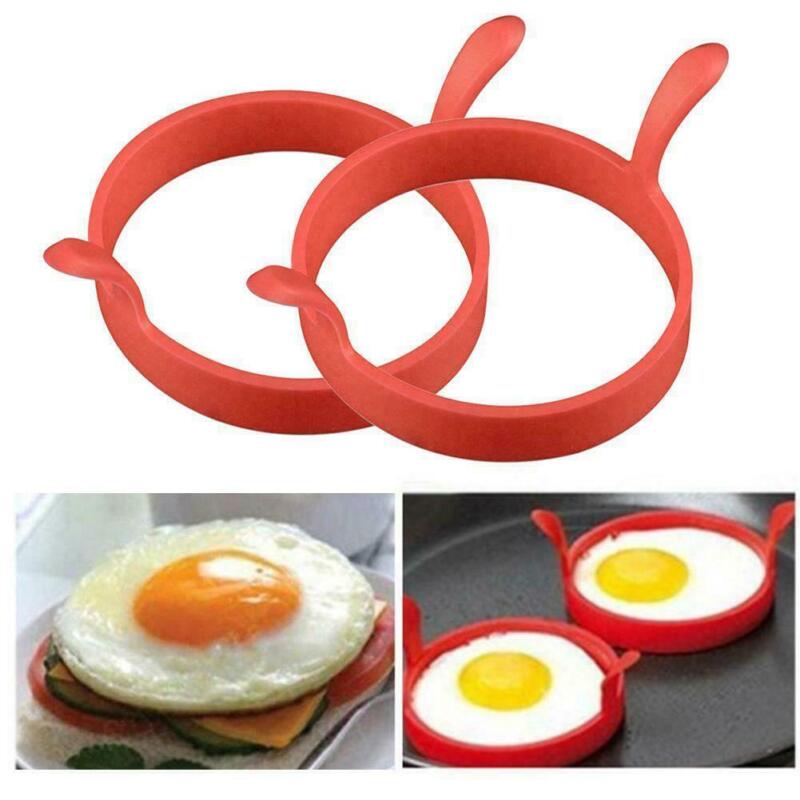 2 x Silicone Egg Frying Rings Fry Mould