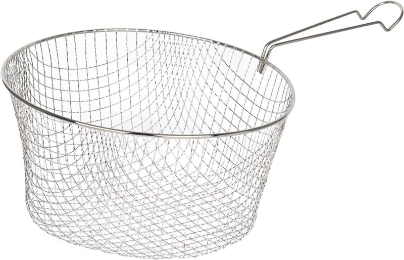 Aluminium Non Stick Chip Pan with Basket
