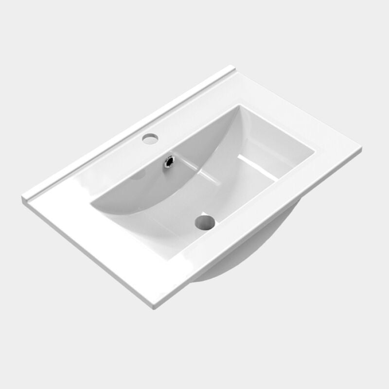 500mm 600mm White Bathroom Sink and Cabinet