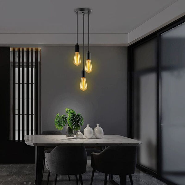 Industrial Ceiling Pendant Light 3 Lamp Shade Fittings