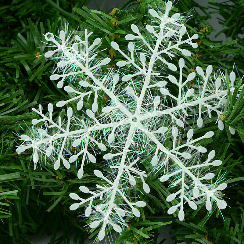 White Christmas Hanging Snowflakes