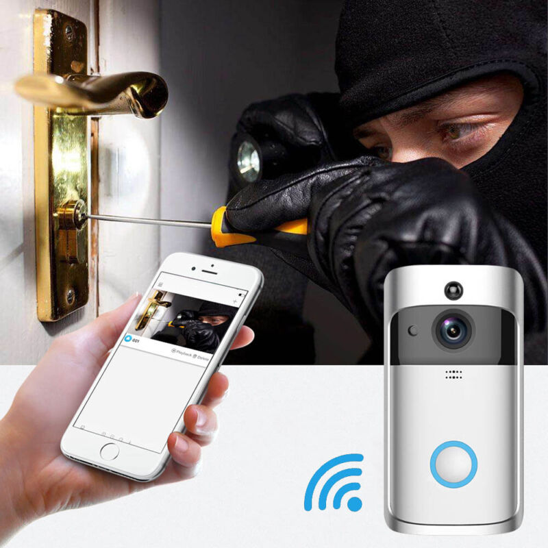 Smart WiFi Doorbell Video Camera Wireless WiFi Security - Cints and Home
