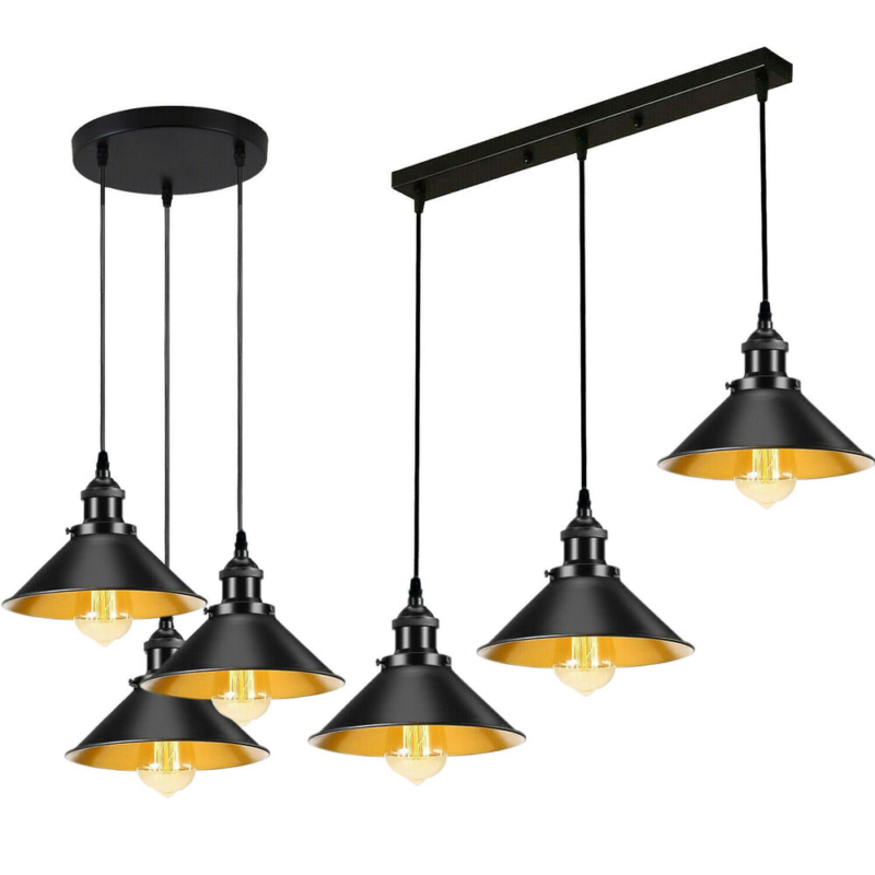 Modern LED Ceiling Lights Vintage Industrial Pendant Light