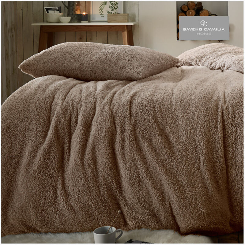 Teddy Bear Fleece Duvet Cover Quilt Soft