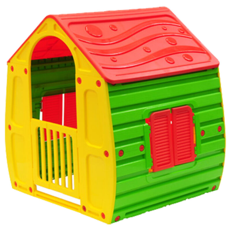 CHILDRENS PLASTIC PLAY HOUSE WATERPROOF OUTDOOR GARDEN - Cints and Home