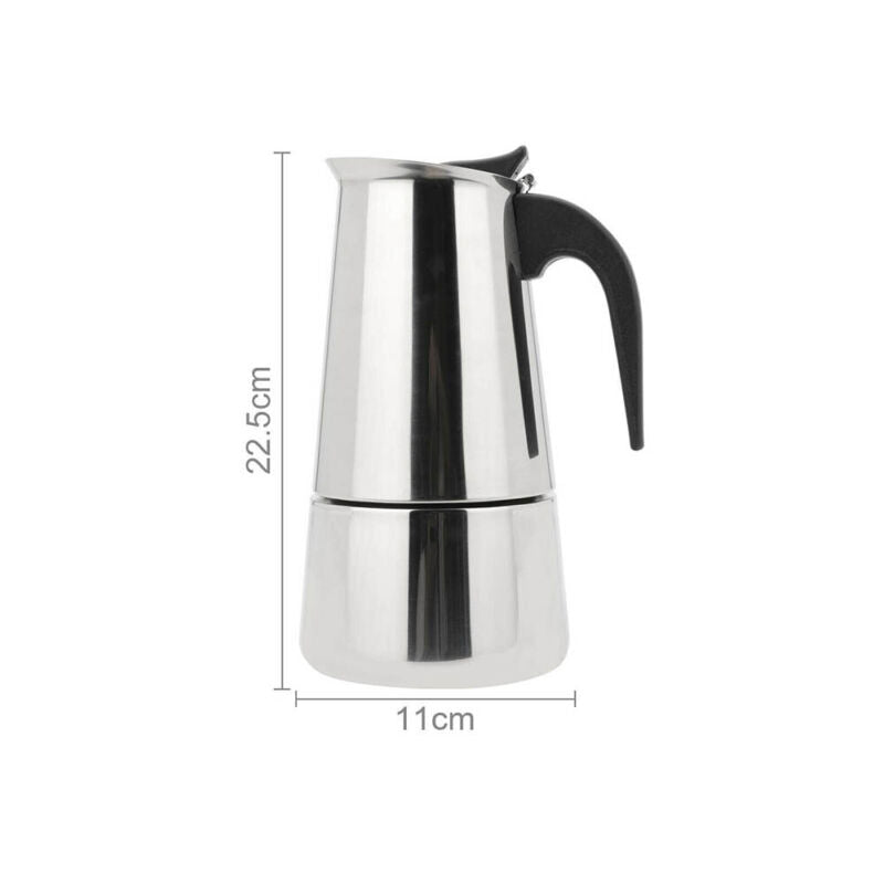 New Italian Espresso Latte Coffee Maker for 9 Cup