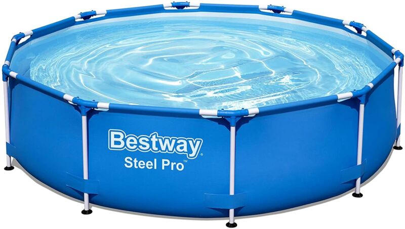 Bestway Steel Pro Round Frame Swimming Pool Outdoor