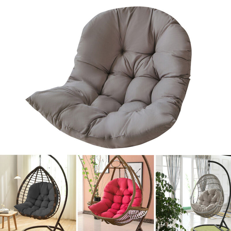 For Rattan Chair Seat Back Cushion Hanging Egg Swing