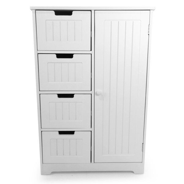 Bathroom 4 Drawer and Door Cabinet - Cints and Home