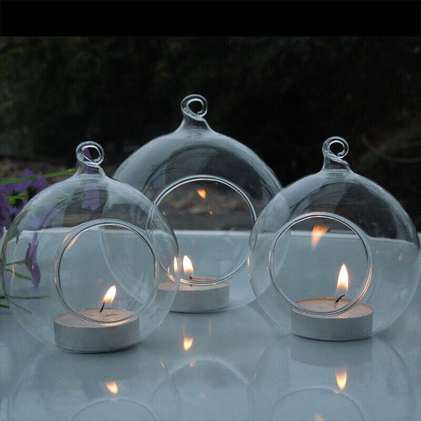DIY Fillable Open Baubles Candle Tealight Holder