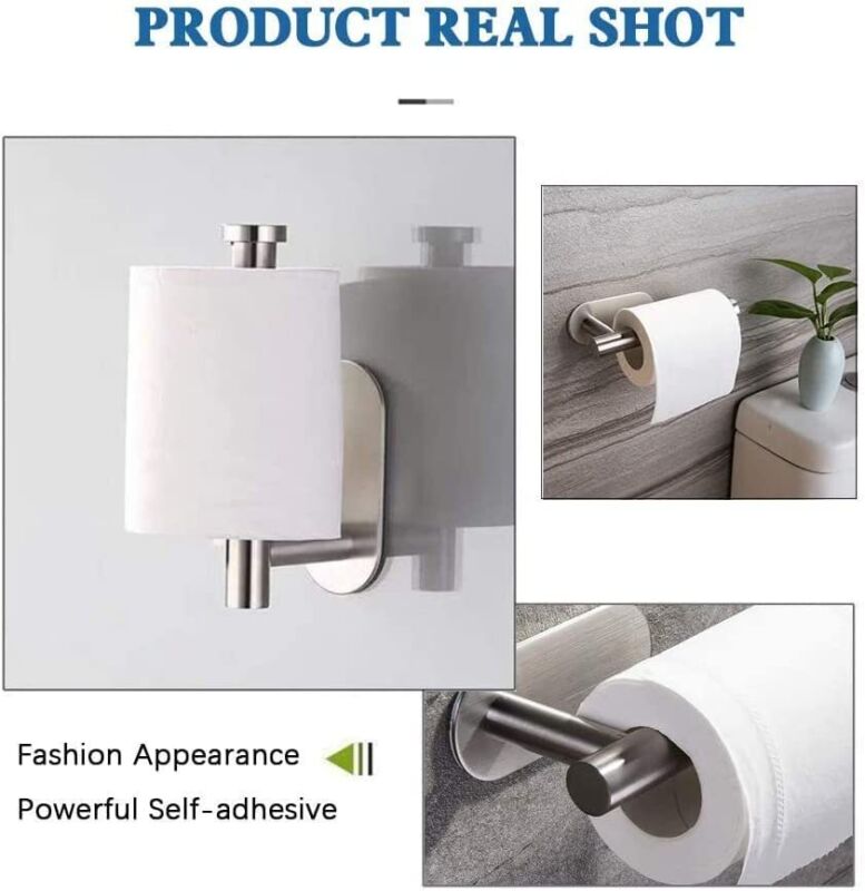 Stainless Steel Toilet Roll Paper Holder - Cints and Home