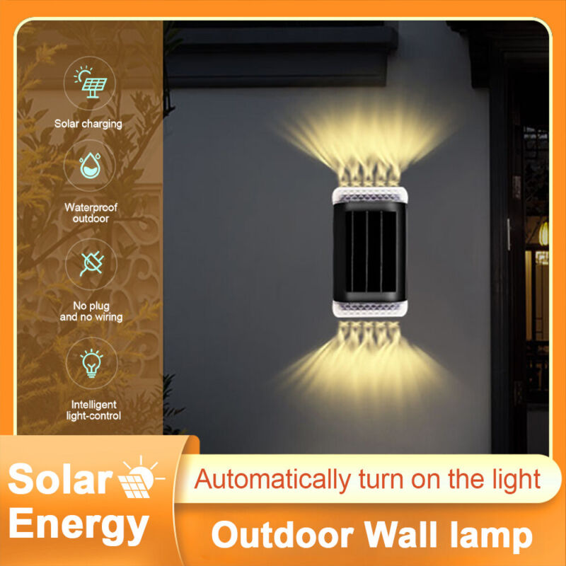 4X SUPER BRIGHT SOLAR POWERED DOOR FENCE WALL LIGHTS LED - Cints and Home