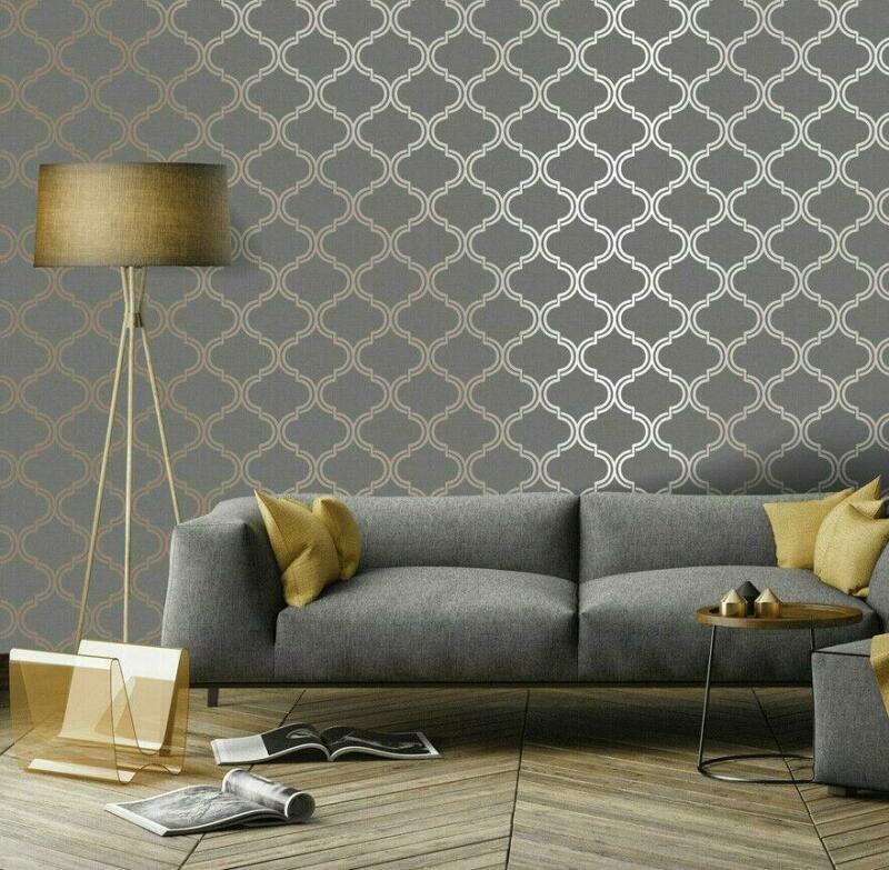 Glistening Geometric Wallpaper - Cints and Home