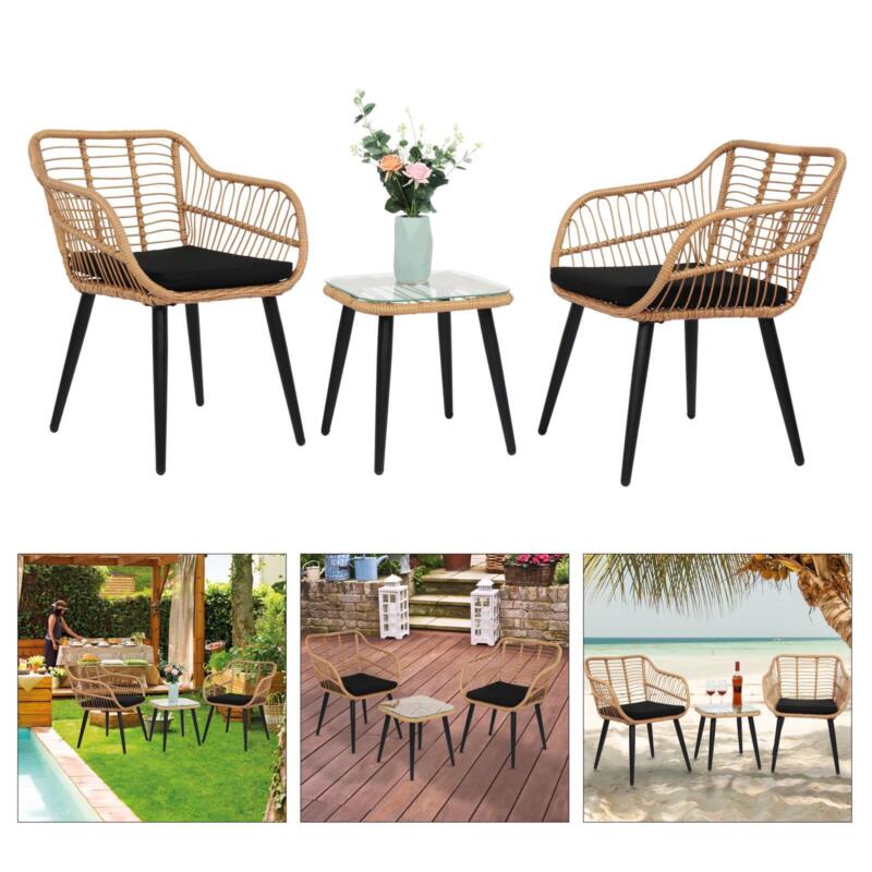 Garden Outdoor Furniture Lounge Setting Rattan - Cints and Home