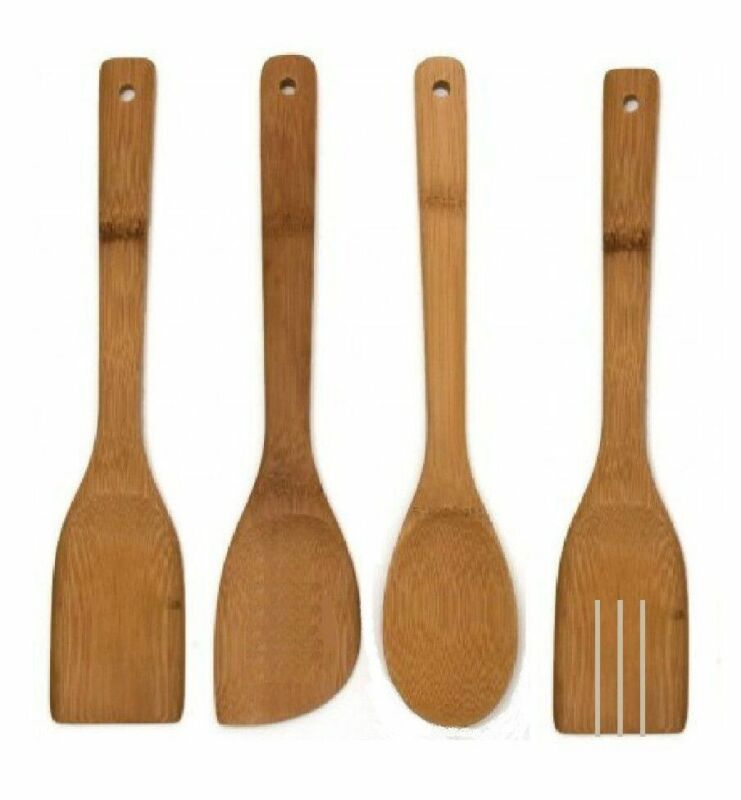 Wooden Spatula Spoon Kitchen Cooking Utensils Turner Tools Set - Cints and Home