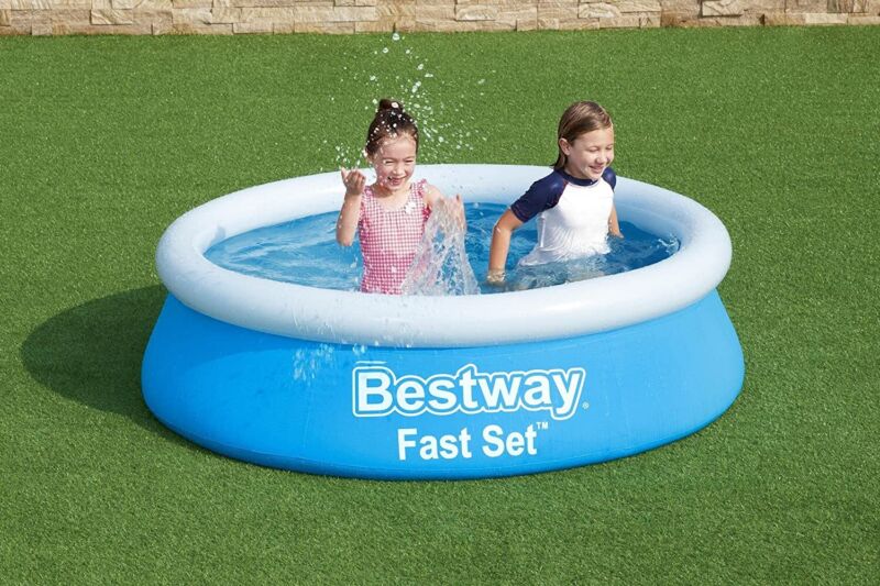 Bestway Fast Set Family Swimming Pool Outdoor Garden patio