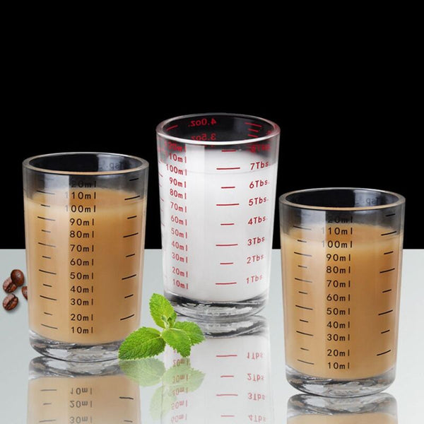 120ml Heat-resistant Glass Measuring Cup Jigger Cup