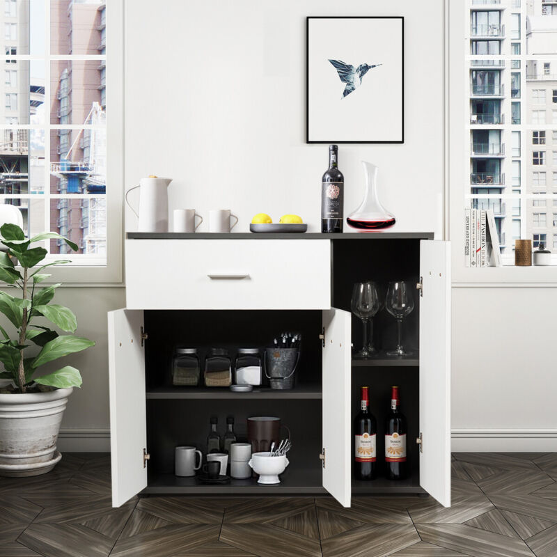 Kitchen Wooden Storage Cabinet sideboard - Cints and Home