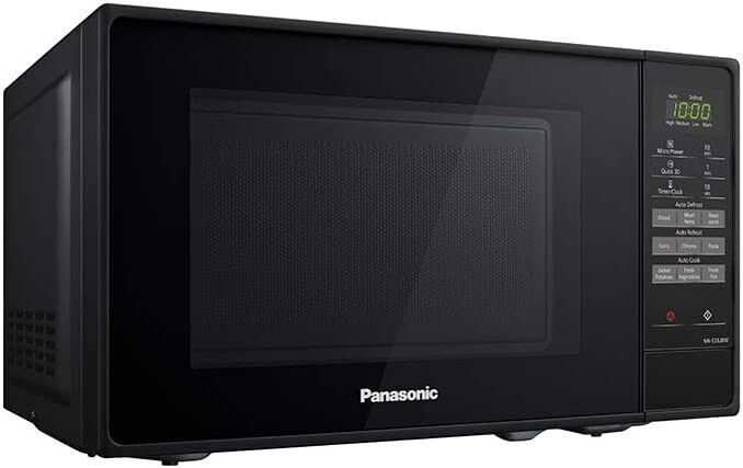 Compact Solo Microwave Oven 800W, 20 Litres, Black
