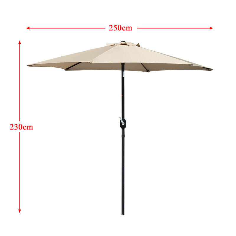 Umbrella Canopy Patio Garden Sun Shade 3 Color