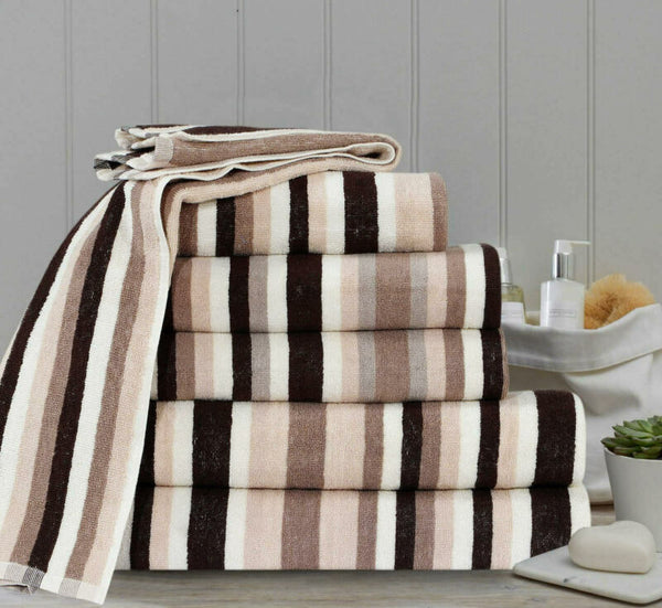 Victorian stripe towel bale set