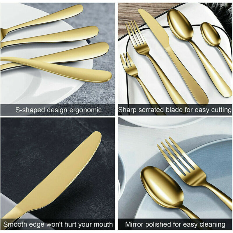 24 Piece Stainless Steel Cutlery Sets Tableware