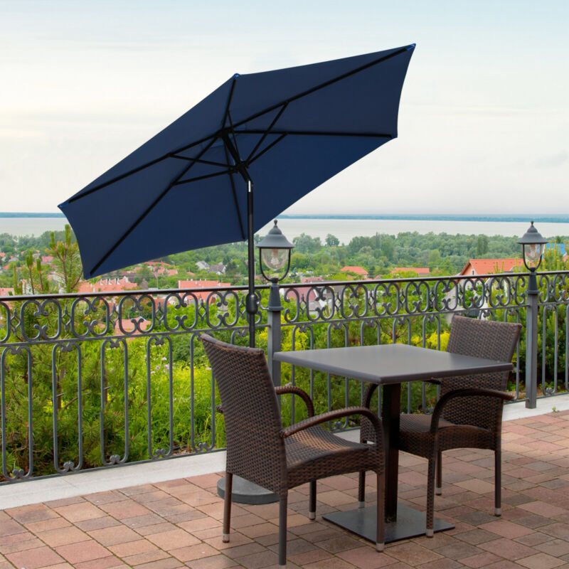 2/2.5/2.7/3M Patio Parasol Sunshade Garden Umbrella