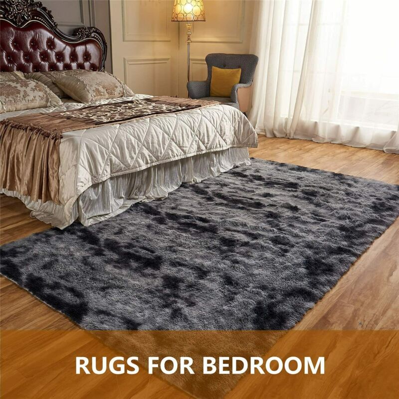 Fluffy Rugs Large Shaggy Rug Living Room