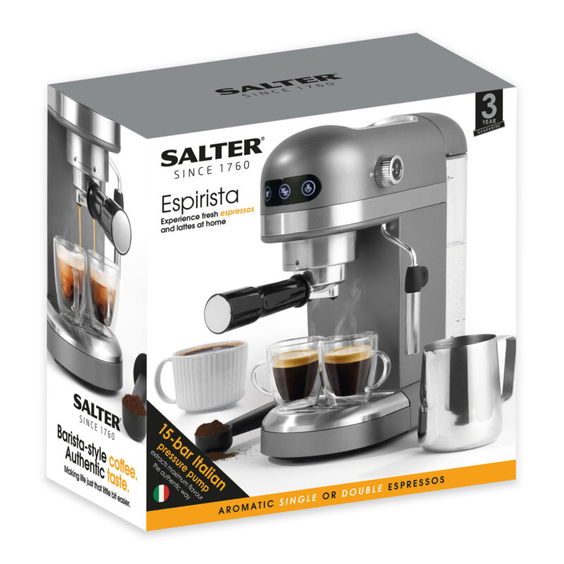 Salter Espirista Espresso Coffee Maker Machine