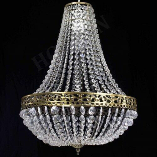 Chandelier Copper Style Clear Acrylic Ceiling Light