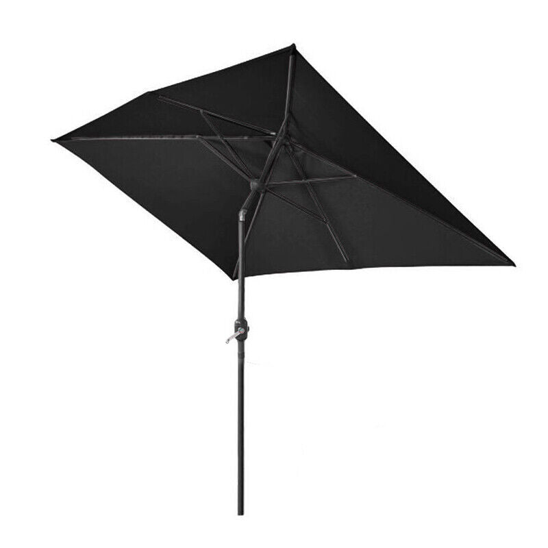 2x3m Rectangle Garden Parasol Umbrella Patio Sun
