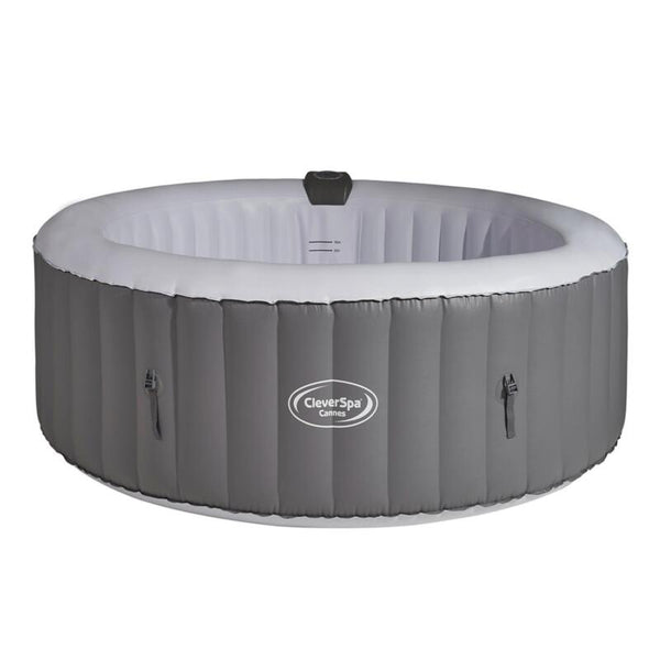Cannes 1.8m 4 Person Round Inflatable Outdoor Home Hot Tub Spa, Gray - Cints and Home
