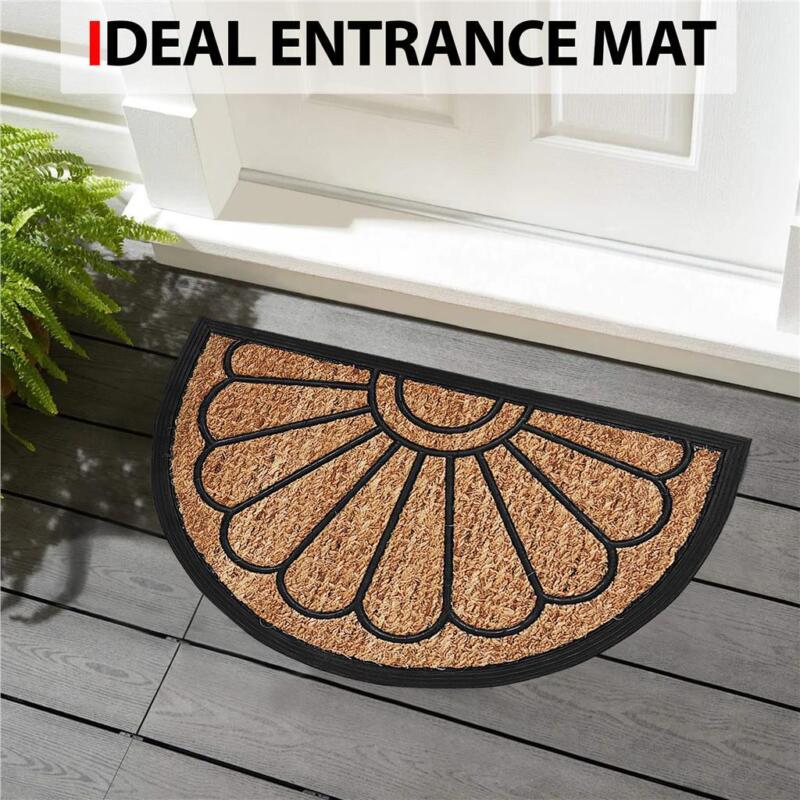 Coir Door Mat Outdoor Indoor Doormats Non Slip Natural