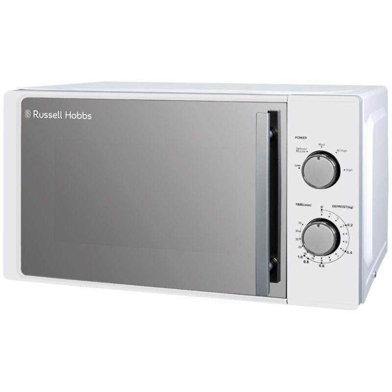 Russell Hobbs White Microwave 20L 800W 5 Power Levels