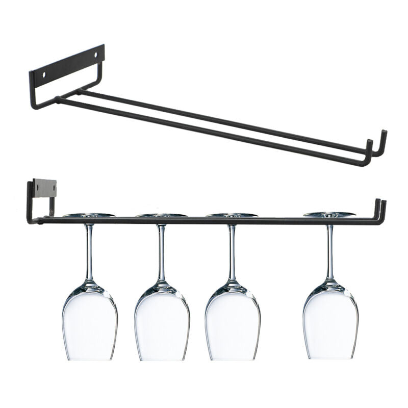 2× Cabinet and Bar Wine Glass Holder Hanging