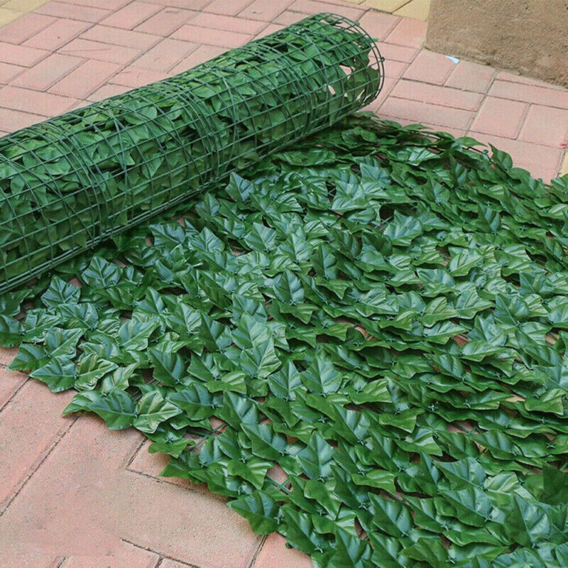 3M Artificial Hedge Ivy Leaf Garden Fence Wall