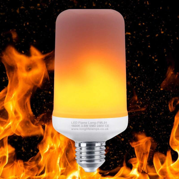 Flicker Flame Fire Effect E27 LED Simulated Light Bulb - Cints and Home