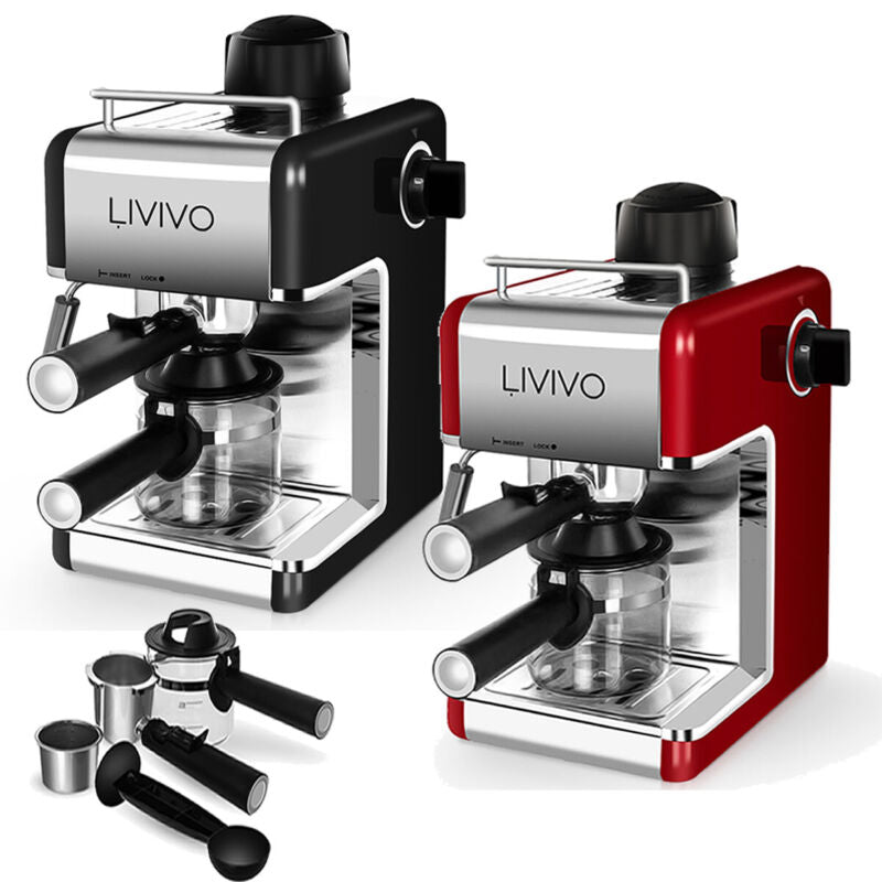 800W Espresso Coffee Machine Maker Latte Cappuccino